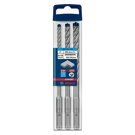 Bosch Professional Expert SDS-Plus Betonbohrer-Set SDS Plus-7X