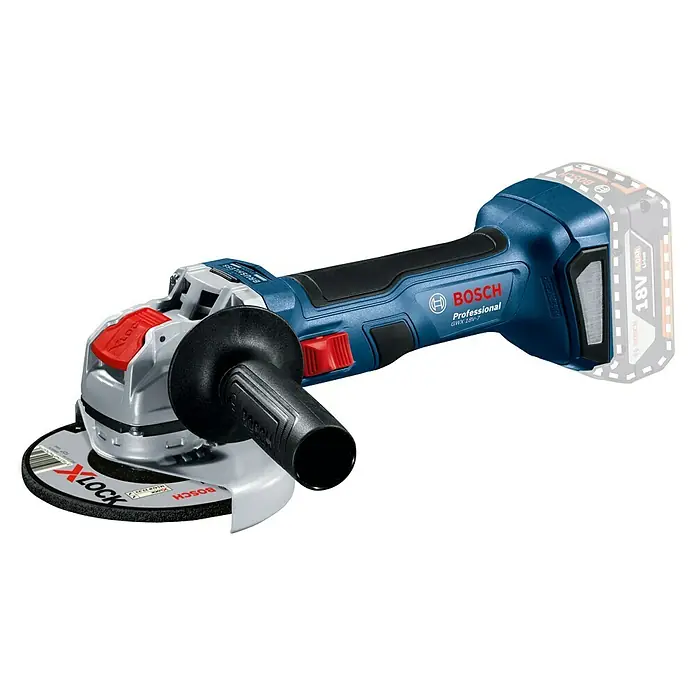 Bosch Professional Akku-Winkelschleifer GWX 18V-7 - 18 V, Ohne Akku, Durchmesser Scheibe: 125 mm - Diagonale Ansicht