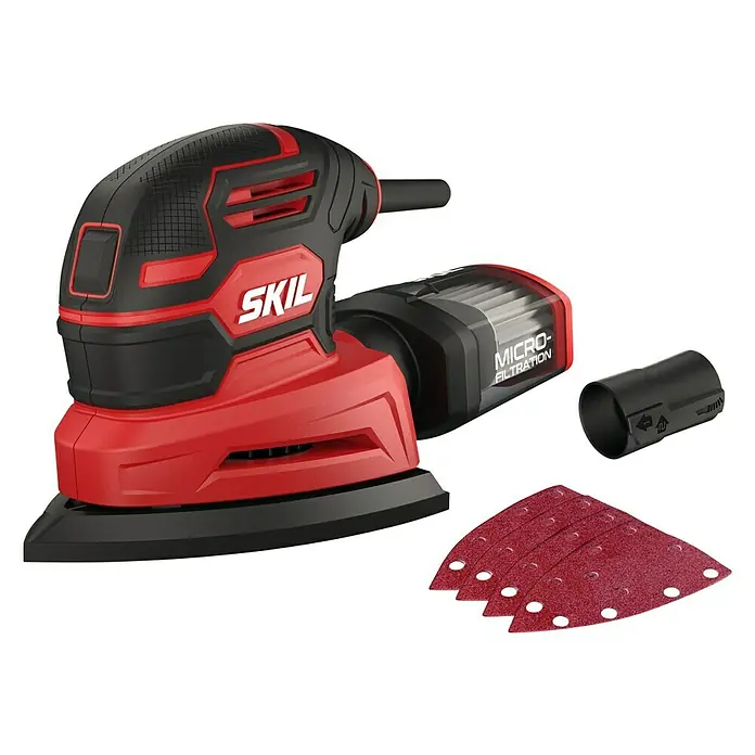Skil Multischleifer 7260 AA - 100 W, Schwingzahl: 24.000 U/min - Diagonale Ansicht