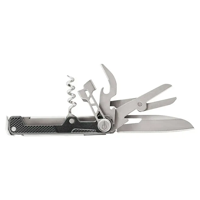 Gerber Cuchillo multiuso Armbar Cork - Largo: 16,5 cm, 8 funciones, Abridor de botellas - Vista de perfil derecho