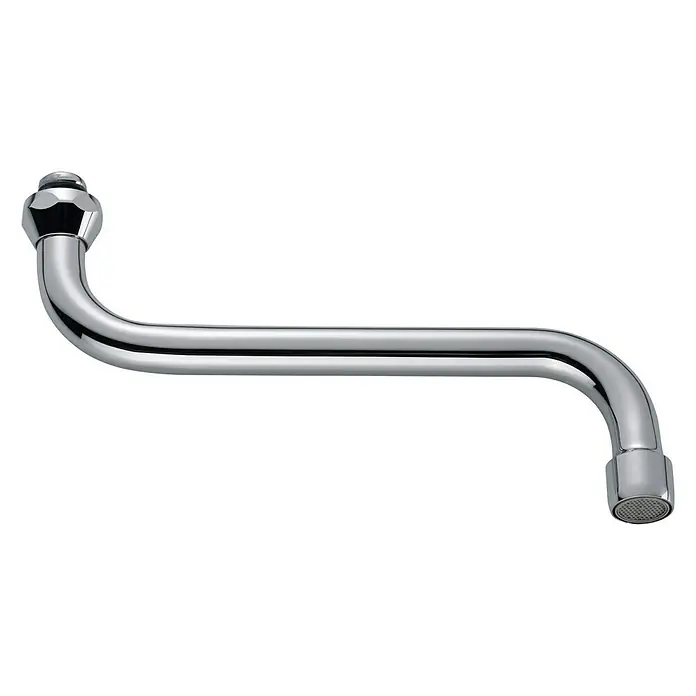 S ispusni otvor - ¾″, Duljina: 200 mm, Krom - Pogled odozgo