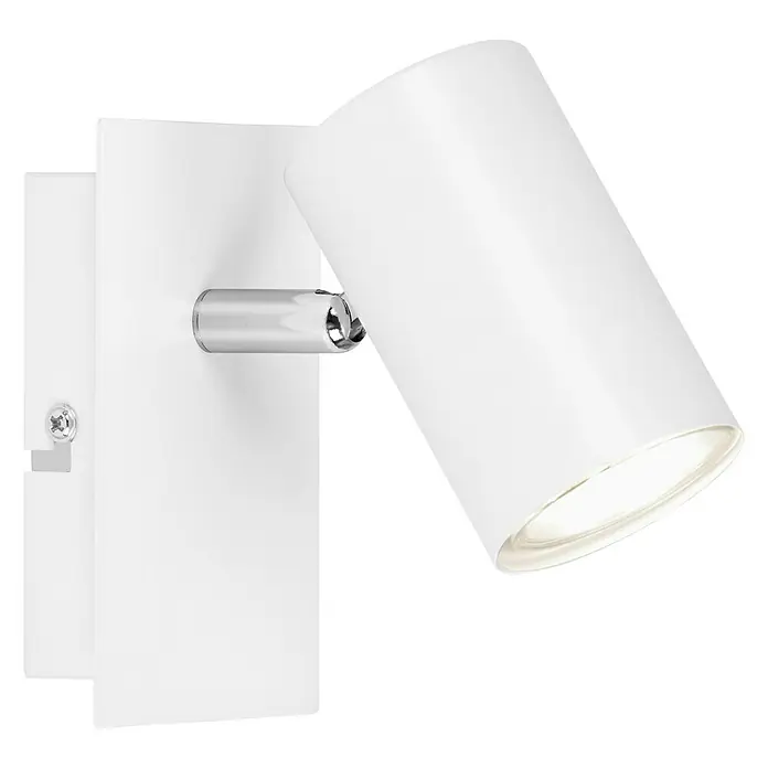 Briloner Foco de una luz Run - 40 W, L x An x Al: 80 x 120 x 123 mm, Blanco, GU10 - Vista angular