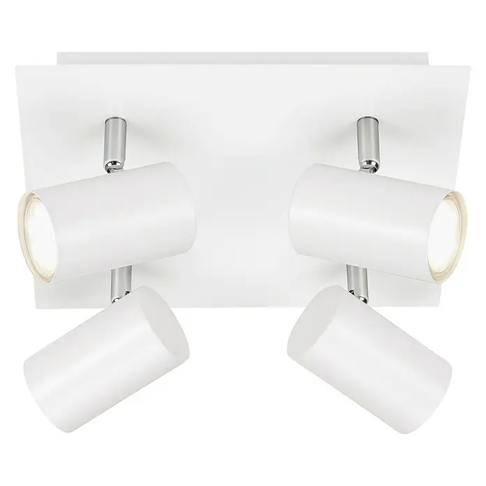 Briloner Regleta Run - 40 W, 4 ud., L x An x Al: 123 x 265 x 265 mm, Blanco, GU10 - Vista ascendente