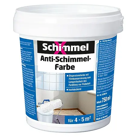 SchimmelX  Wandfarbe Anti-Schimmel-Farbe