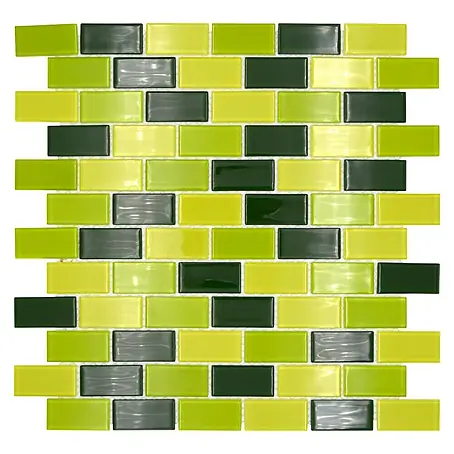 Mozaïektegel brick glas Mix CM B454