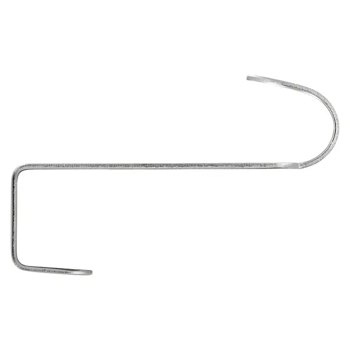 Siro Garderobenhaken 2179 - L x H: 60 x 30 mm, Ausstattung: 5 Haken, Verchromt - Vorderansicht