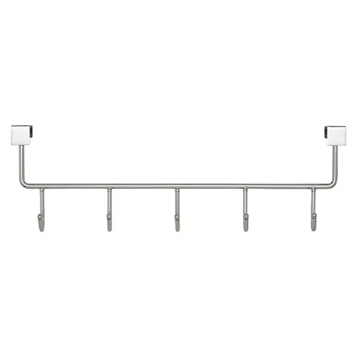 Siro Türgarderobe 2378 - L x H: 355 x 110 mm, Anzahl Haken: 5 Stk., Verchromt - Vorderansicht