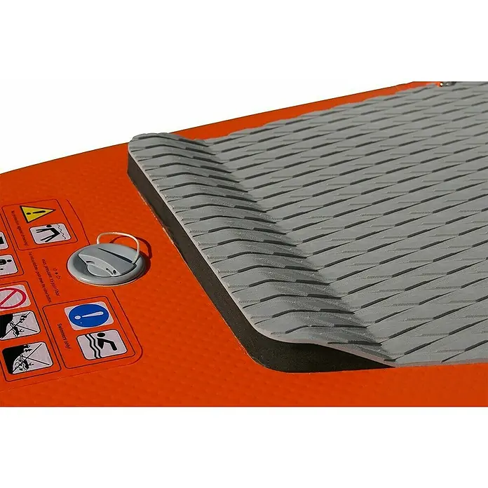 Explorer SUP-Board-Set 320 - L x B x H: 320 x 76 x 15 cm, Nutzlast: 130 kg, Orange, Aufblasbar - Detailaufnahme