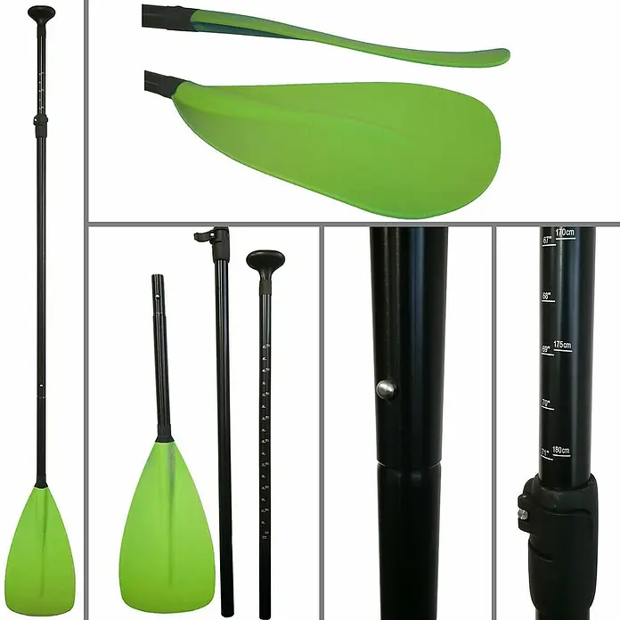 Explorer SUP-Board-Set 320 - L x B x H: 320 x 76 x 15 cm, Nutzlast: 130 kg, Grün, Aufblasbar - Detailaufnahme