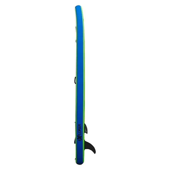 Explorer SUP-Board-Set 320 - L x B x H: 320 x 76 x 15 cm, Nutzlast: 130 kg, Grün, Aufblasbar - Rechte Seitenansicht