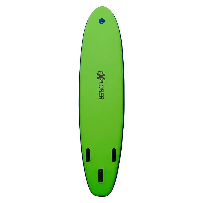 Explorer SUP-Board-Set 320 - L x B x H: 320 x 76 x 15 cm, Nutzlast: 130 kg, Grün, Aufblasbar - Draufsicht