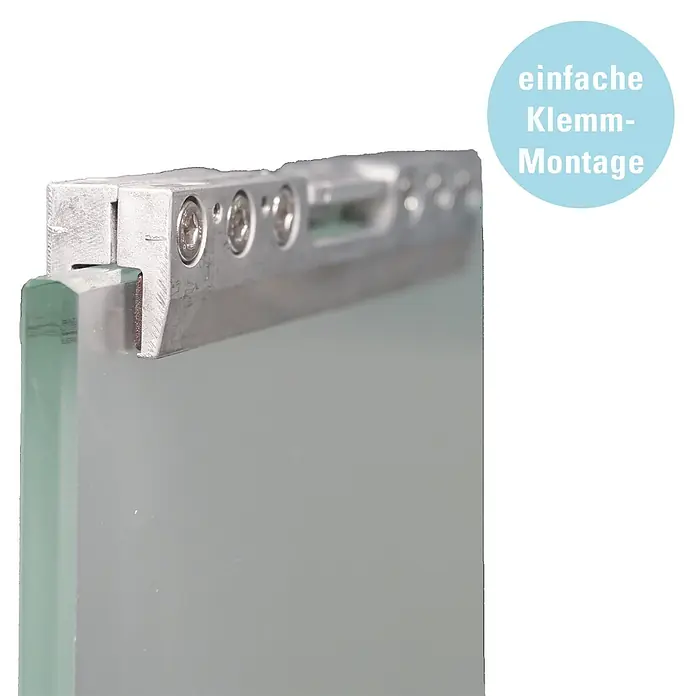 Diamond Doors Black Edition Vodilica za staklena klizna vrata Linea 40 Premium - Aluminij, Vrsta okova: Zatvorenog oblika, 190 cm - Detaljan prikaz