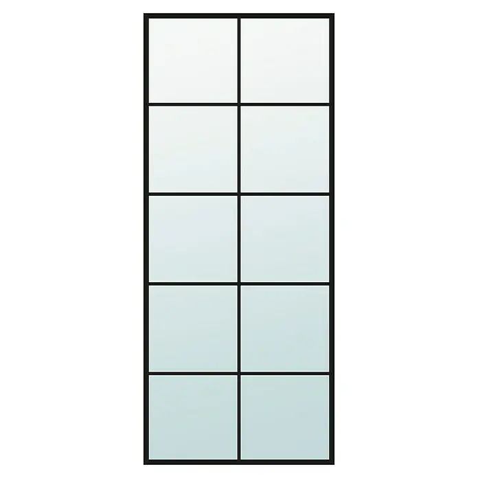 Diamond Doors Black Edition Schiebetür-Komplettset Loft Black Edition - 935 x 2.058 mm, Einscheibensicherheitsglas (ESG) - Vorderansicht