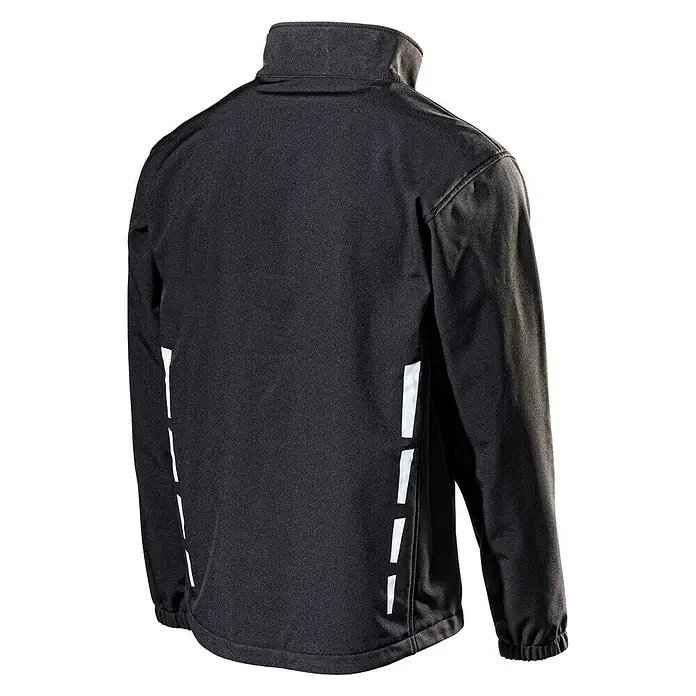 L.Brador Softshell-Jacke 554 P - M, Schwarz - Rückansicht