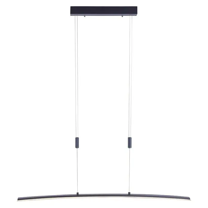 Paul Neuhaus LED-Pendelleuchte Janina - 30,8 W, L x B x H: 80,5 x 51,5 x 6,5 cm, Stahl, Warmweiß - Vorderansicht