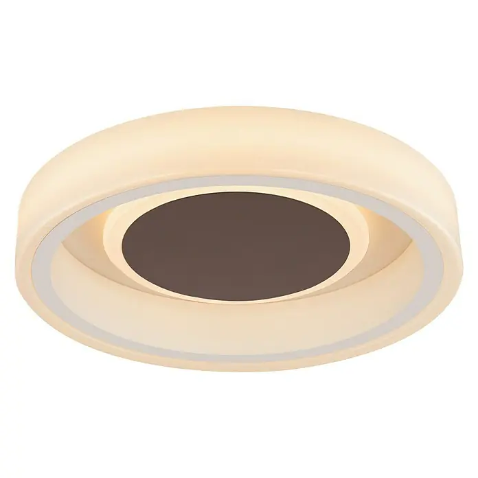 Globo LED-Deckenleuchte rund Goffi - 30 W, Ø x H: 35 x 9 cm - Ansicht von unten
