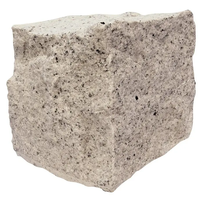 Granitpflaster G603 - Granitgrau, 7 x 7 x 7 cm, Granit - Diagonale Ansicht