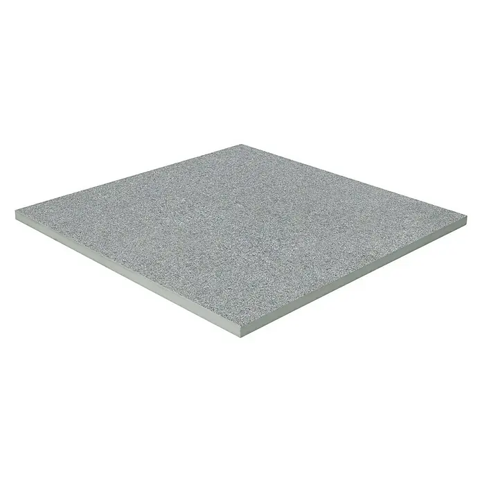 Terrassenfliese Cera 2.0 - 60 x 60 x 2 cm, Fortezza Diorite, Matt - Diagonale Ansicht