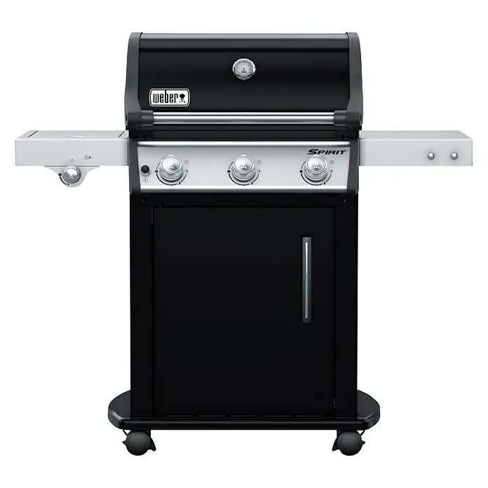 Weber Plinski roštilj Spirit E-325 GBS - Broj plamenika: 3, Dimenzija rešetke za pečenje: 60 x 45 cm, 9,4 kW - Pogled sprijeda