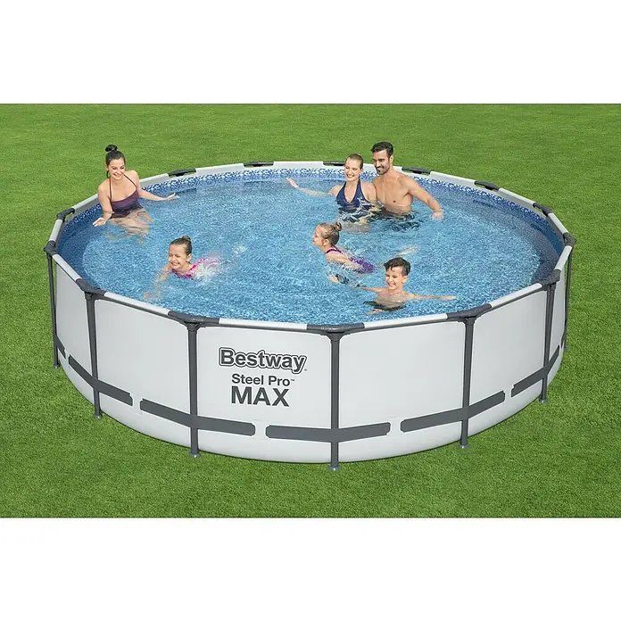 Bestway Bazen Steel Pro Max - Montažni bazen, 305 cm, Zapremnina: 4.678 l - Proizvod u upotrebi