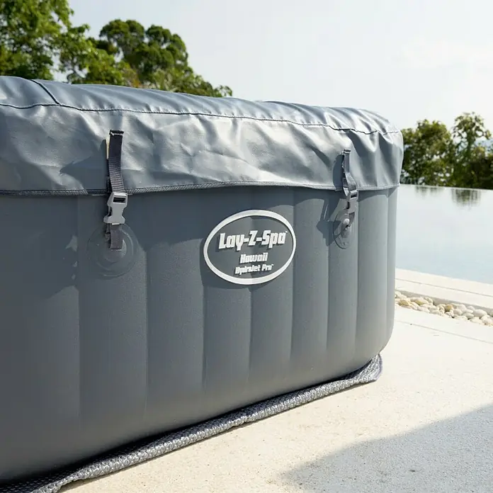 Bestway Lay-Z-Spa Hidromasažni bazen PRO HAWAII - D x Š x V: 180 x 180 x 71 cm, 795 l, Prikladno za: 4 – 6 osoba - Detaljan prikaz