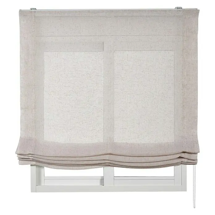 Estor enrollable Paqueto - An x Al: 105 x 250 cm, Lino - Vista frontal
