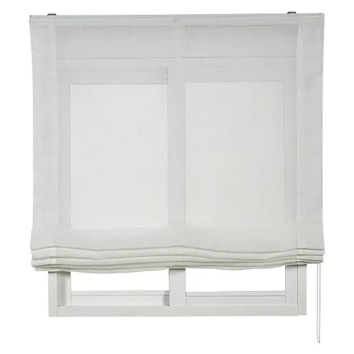 Estor enrollable Paqueto - An x Al: 120 x 175 cm, Blanco - Vista frontal