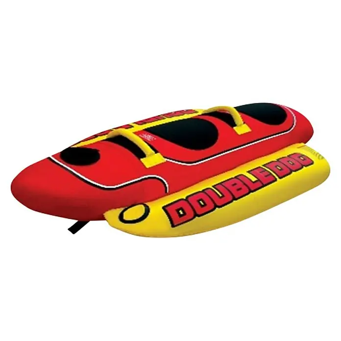 Funtube Hot Dog - L x An: 190 x 112 cm, Apto para: 2 personas - Vista angular