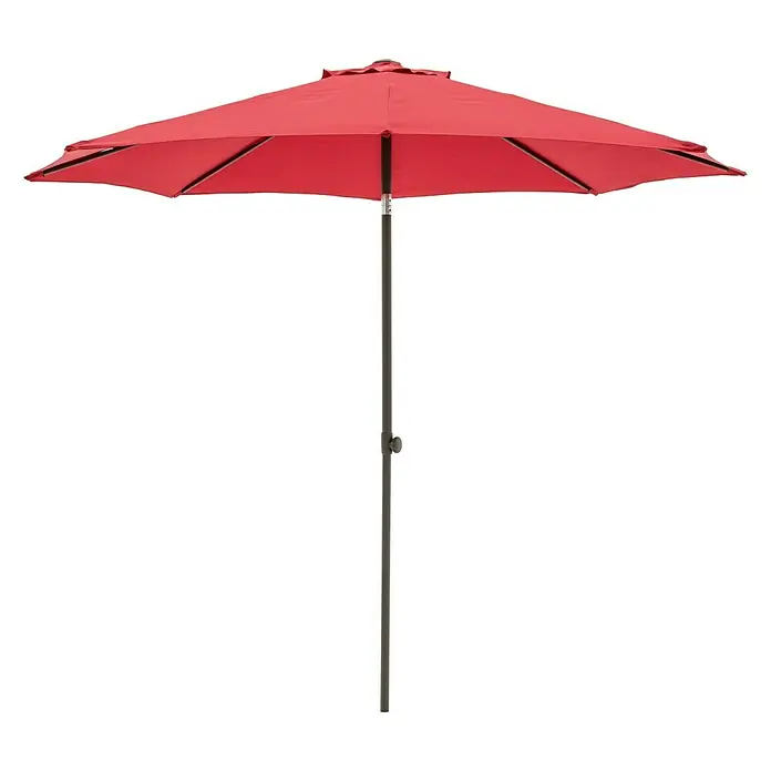 Sunfun Sonnenschirm Torino - Chili, Durchmesser: 270 cm - Vorderansicht