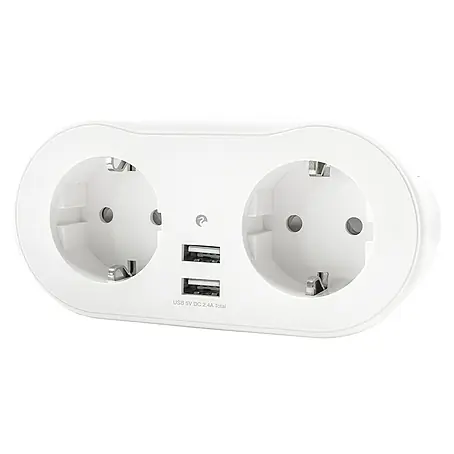 Garza Smart Home Enchufe inteligente tomas Schuko y 2 USB