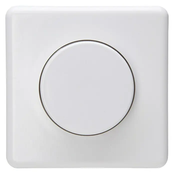 Kopp Dimmer - Arctisch wit, Kunststof, Opbouw, 40 W - 200 W - Vooraanzicht