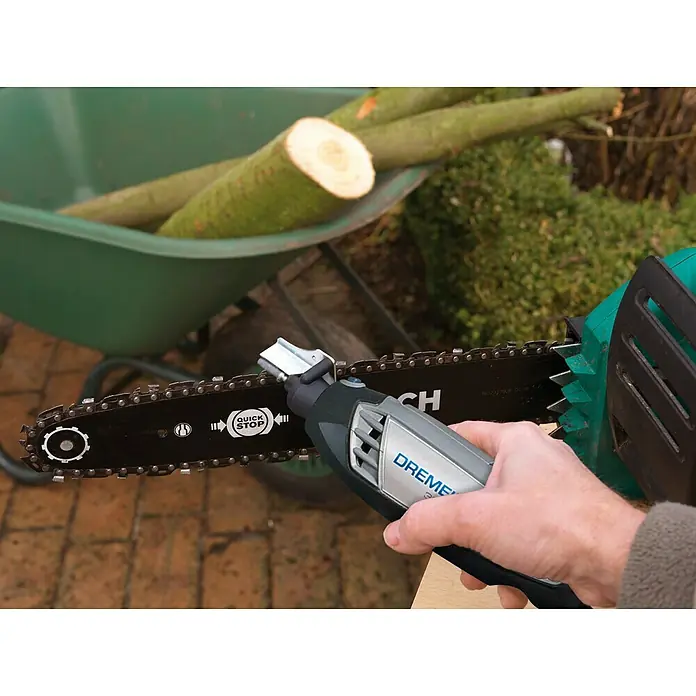 Dremel Kettingzaag-slijphulpstuk 1453 - 9 -delig, Passend bij: Dremel multitools (behalve 4200) - Toepassingsvoorbeeld