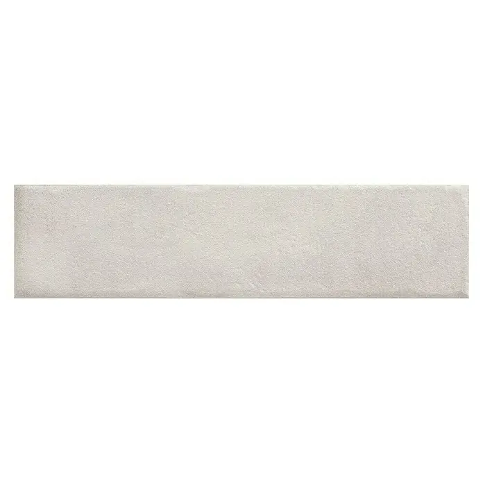 Marazzi Sockelfliese Time - 7 x 60 cm, Blanc, Matt - Vorderansicht