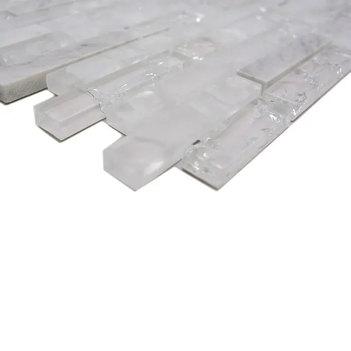 Mozaik csempe Crystal Mix XIC V1311 kombinált - Fényes - Közeli felvétel