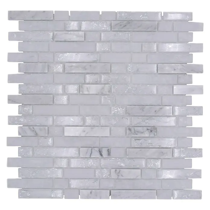 Mozaik csempe Crystal Mix XIC V1311 kombinált - Fényes - Felülnézet