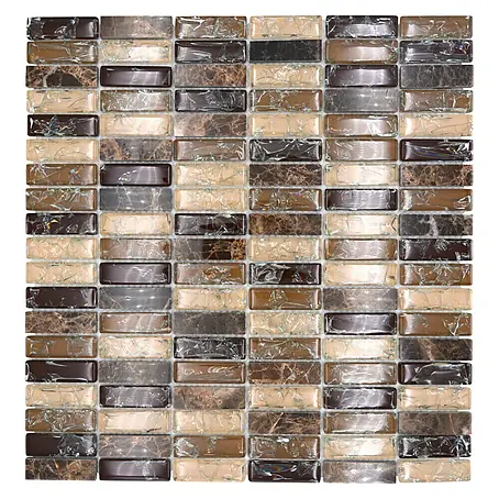 Mozaïektegel rechthoek glas Mix XIC S1255