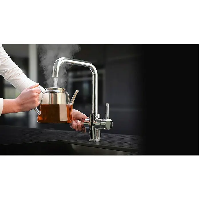 Thermoflow Untertischspeicher und Armatur 100 E - 5 l, 2.200 W, Temperaturbereich: 35 °C bis kochend, Armatur eckig - Anwendungsbeispiel