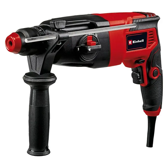 Einhell Classic Bohrhammer TC-RH 620 4F - 620 W, Leerlaufdrehzahl: 0 U/min - 1.250 U/min, Einzelschlagstärke: 2,2 J - Diagonale Ansicht