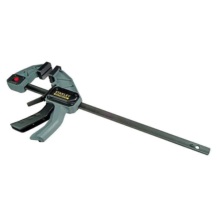 Stanley FatMax Einhandzwinge - Spannweite: 300 mm, Ausladung: 78 mm - Diagonale Ansicht