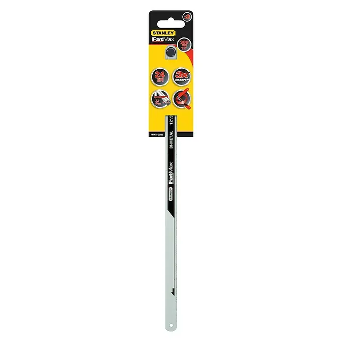 Stanley FatMax Metallsägeblatt - 24 Zähne/Zoll, Länge: 300 mm - Vorderansicht