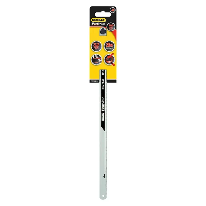 Stanley FatMax Metallsägeblatt - 32 Zähne/Zoll, Länge: 300 mm - Vorderansicht