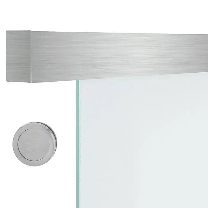 Diamond Doors Tolóajtó komplett készlet - Edzett biztonsági üveg (ESG) - Közeli felvétel