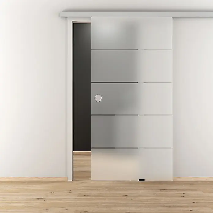 Diamond Doors Schiebetür-Komplettset Jubidoor 6.0 - 935 x 2.058 mm, Einscheibensicherheitsglas (ESG) - Stimmungsaufnahme