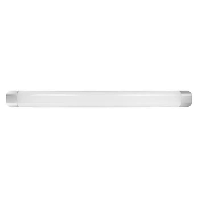 Ritter Leuchten LED-Deckenleuchte Flux - 48 W, Silber, L x B x H: 120 x 11 x 3,5 cm - Vorderansicht