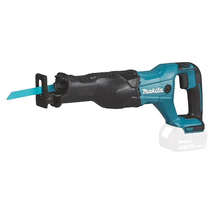 Makita Akku-Säbelsäge DJR186ZK - 18 V, Ohne Akku, Leerlaufhubzahl: 0 - 2.800 Hübe/min - Linke Seitenansicht