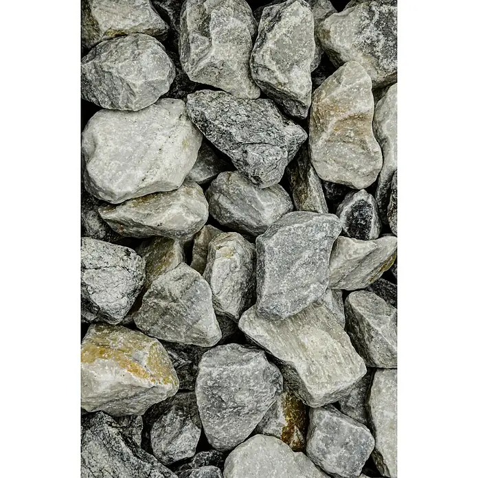 Bruchsteine Big-Bag - Naturweiß, Körnung: 50 mm - 100 mm, 1.000 kg - Detailaufnahme