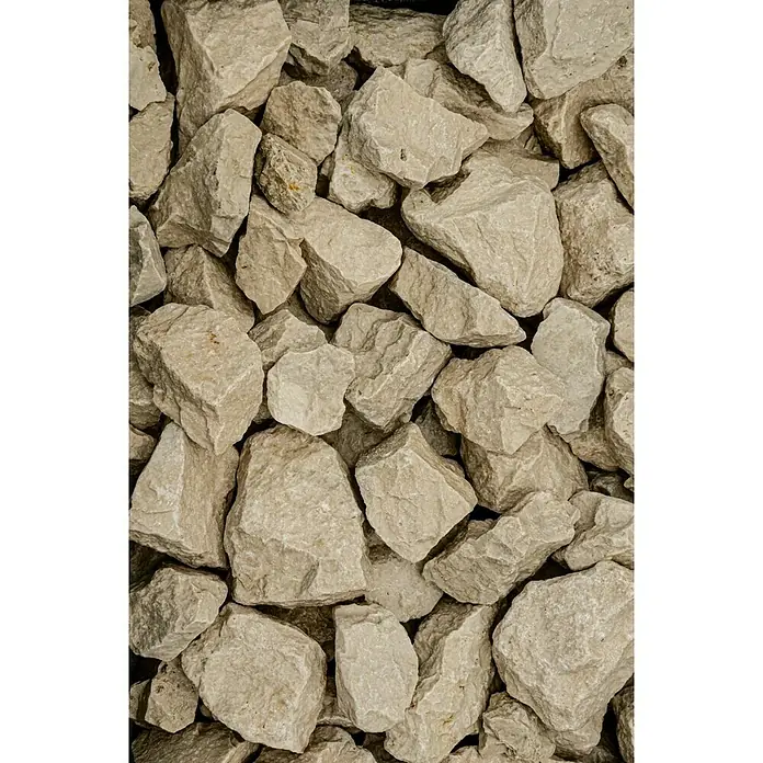 Bruchsteine Big-Bag - Chateaubeige, Körnung: 50 mm - 100 mm, 500 kg - Detailaufnahme