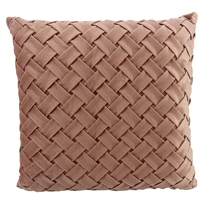 Kissen Classy - Altrosa, 45 x 45 cm, 100 % Polyester - Vorderansicht