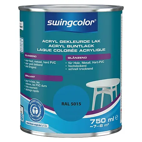 swingcolor  Acryllak RAL 5015 Hemelsblauw