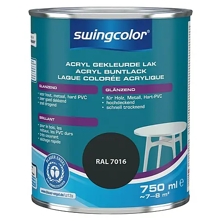 swingcolor  Acryllak RAL 7016 Antracietgrijs